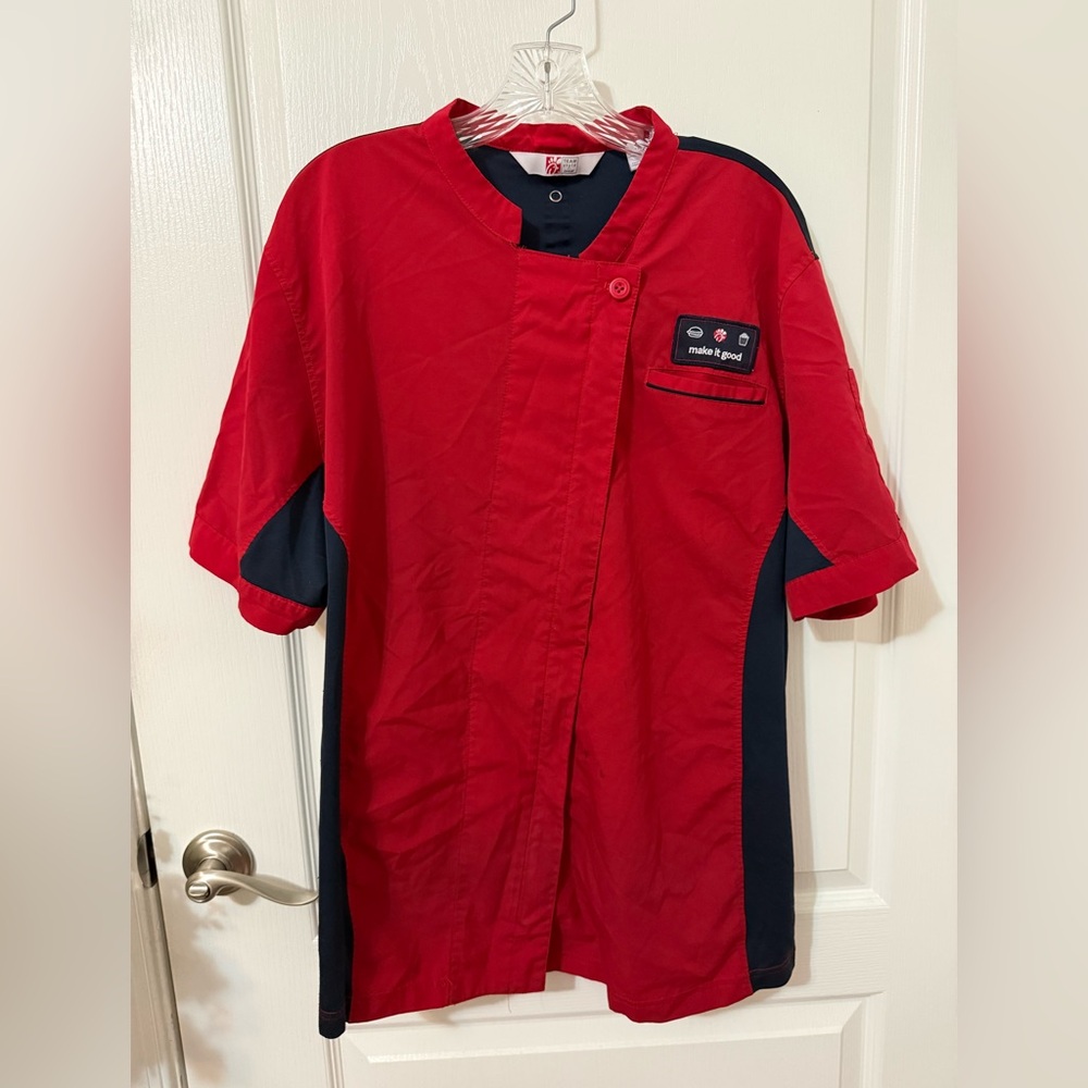 2XL Women’s Red Chick-fil-A Chefs Coat
